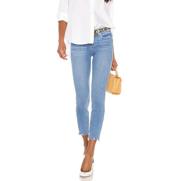 PAIGE Denim - Paige Verdugo Crop Mid Rise Skinny Jeans Cabo Size 31 NWT